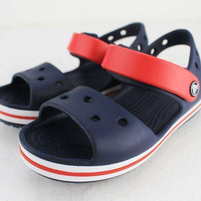 Дитячі сандалії для хлопчика Crocs Crocband Sandal Kids Navy/Red — фото 6