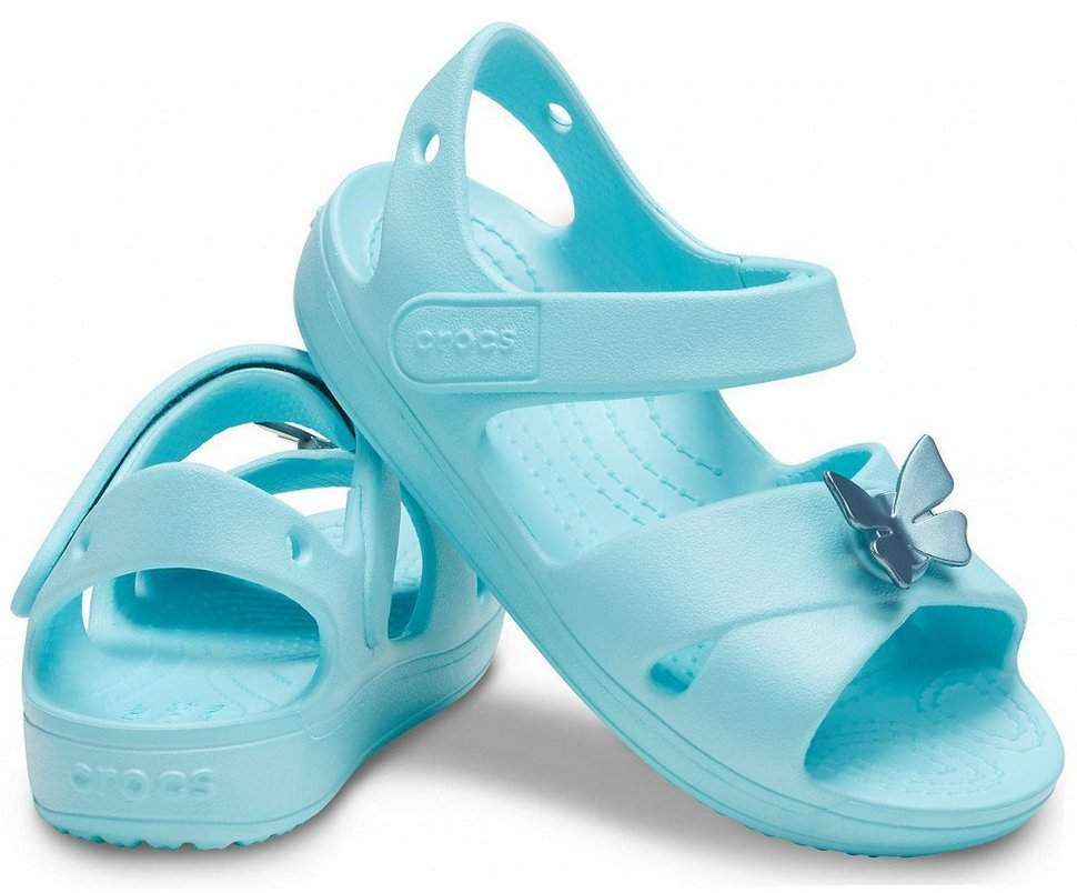 Дитячі сандалії для дівчинки Crocs Classic Kids Cross-Strap Sandal Ice Blue