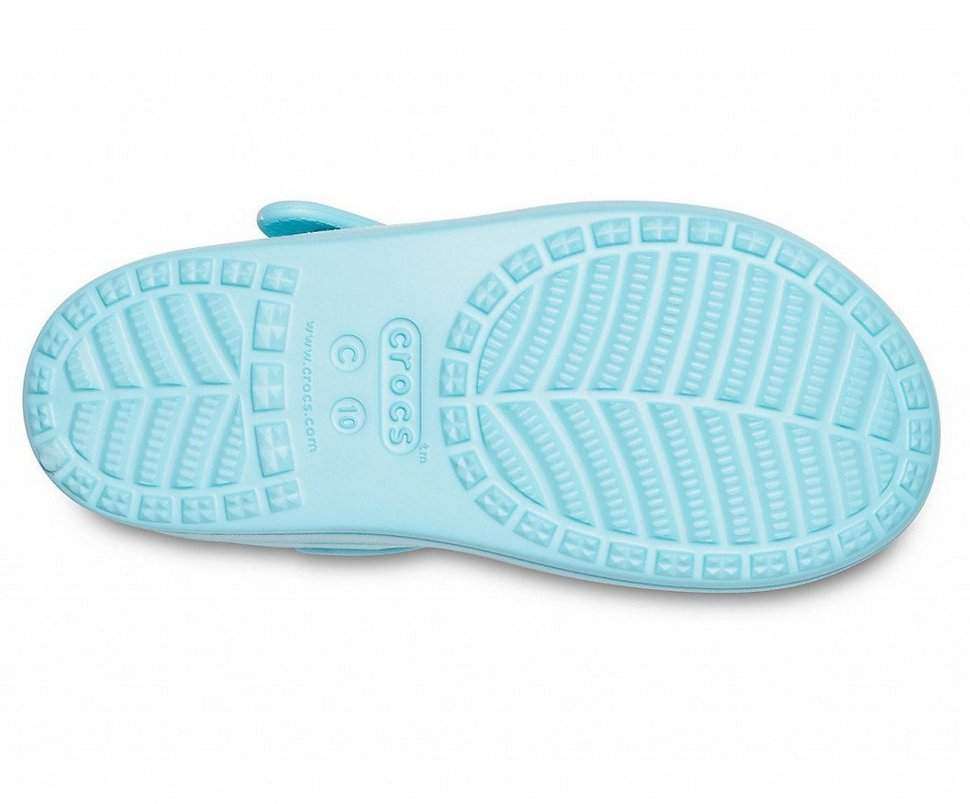 Дитячі сандалії для дівчинки Crocs Classic Kids Cross-Strap Sandal Ice Blue — фото 4