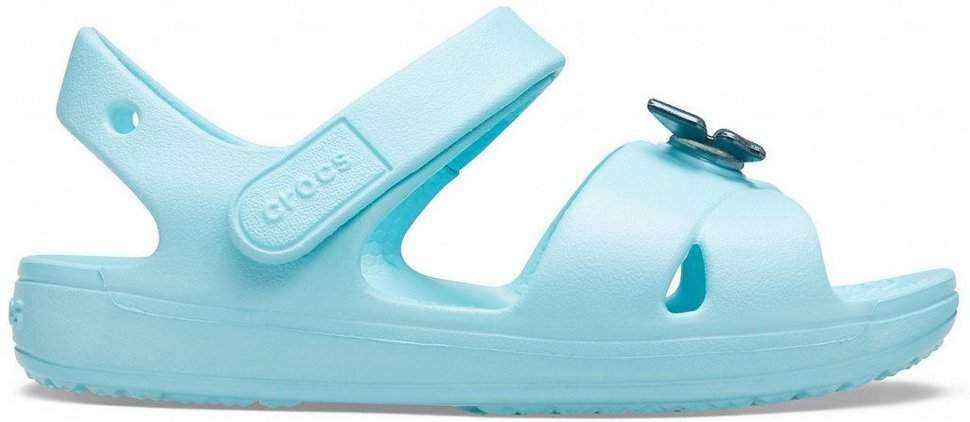 Дитячі сандалії для дівчинки Crocs Classic Kids Cross-Strap Sandal Ice Blue — фото 7