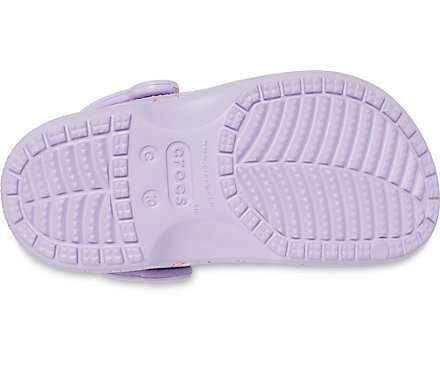 Детские Crocs Baya Seasonal Printed Clog Lavender — фото 2