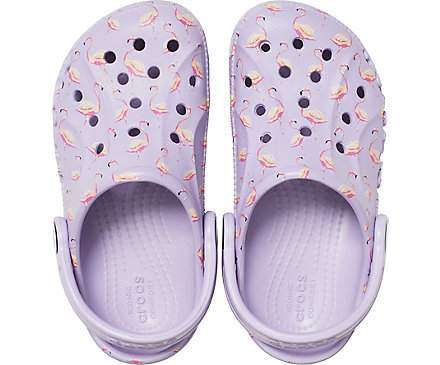 Детские Crocs Baya Seasonal Printed Clog Lavender — фото 4