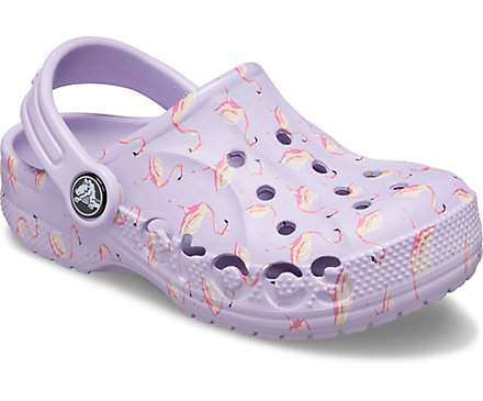 Детские Crocs Baya Seasonal Printed Clog Lavender — фото 5