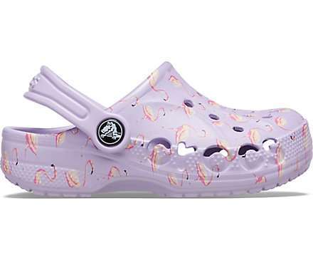 Детские Crocs Baya Seasonal Printed Clog Lavender — фото 6