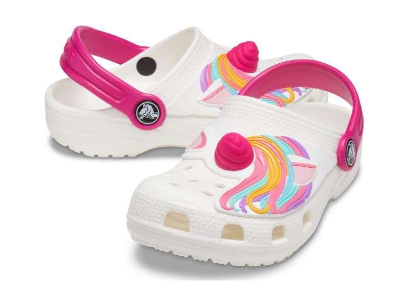 Дитячі Crocs для дівчинки Kids Classic I AM Unicorn White
