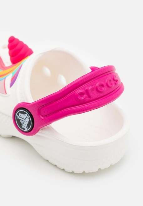 Дитячі Crocs для дівчинки Kids Classic I AM Unicorn White — фото 3