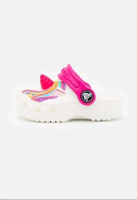 Дитячі Crocs для дівчинки Kids Classic I AM Unicorn White — фото 7