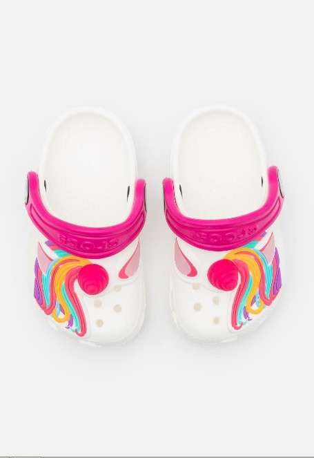 Дитячі Crocs для дівчинки Kids Classic I AM Unicorn White — фото 8