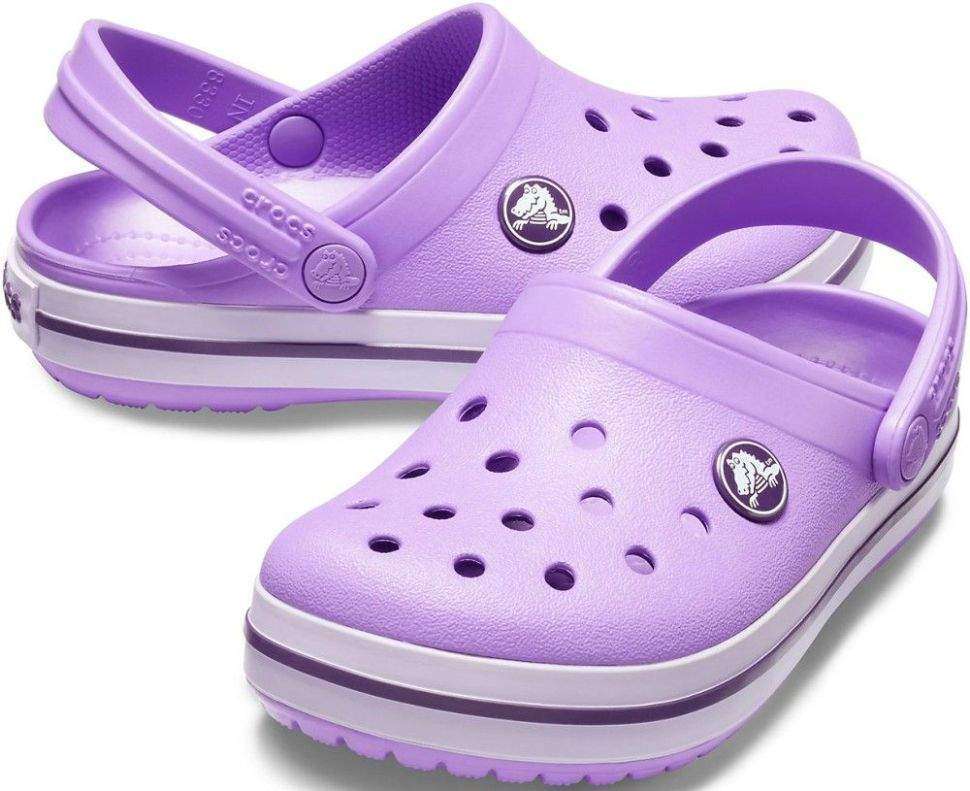 Дитячі Crocs для дівчинки Crocband Clog Kids Purple