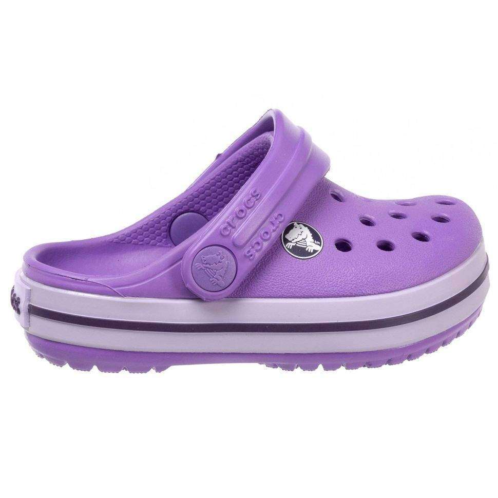Дитячі Crocs для дівчинки Crocband Clog Kids Purple — фото 5
