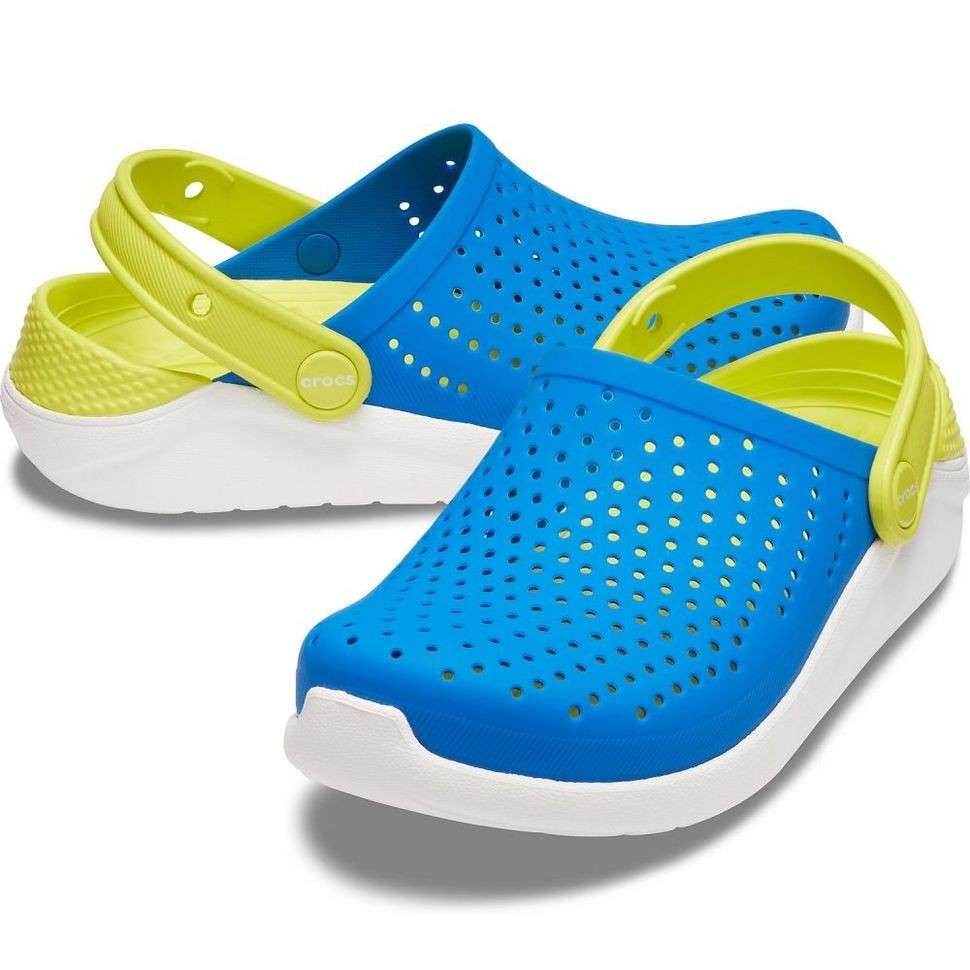 Дитячі Crocs-сабо для хлопчика Crocs Literide Kids Bright Cobalt/Citrus
