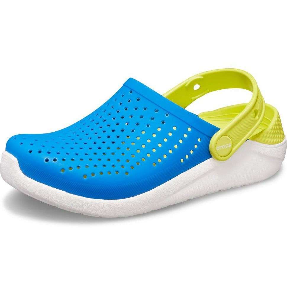 Дитячі Crocs-сабо для хлопчика Crocs Literide Kids Bright Cobalt/Citrus — фото 3