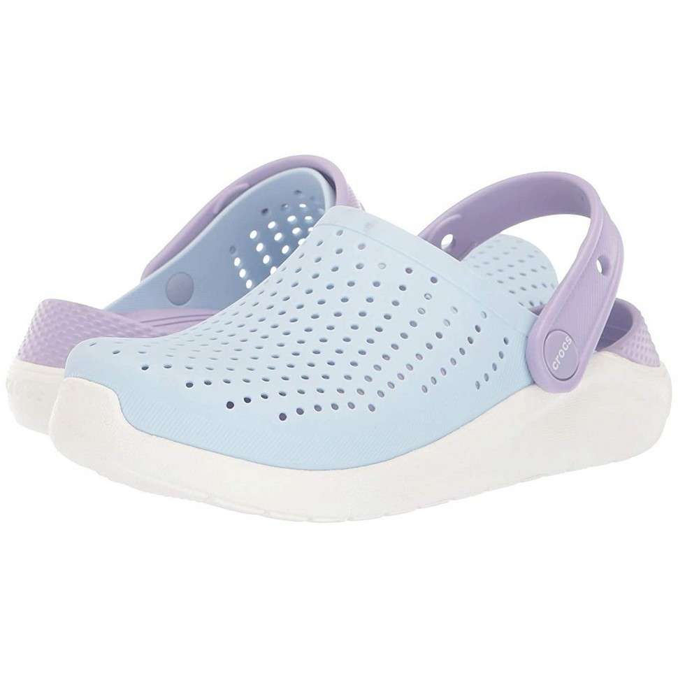 Дитячі Crocs для дівчинки Literide Kids Mineral Blue/White — фото 3