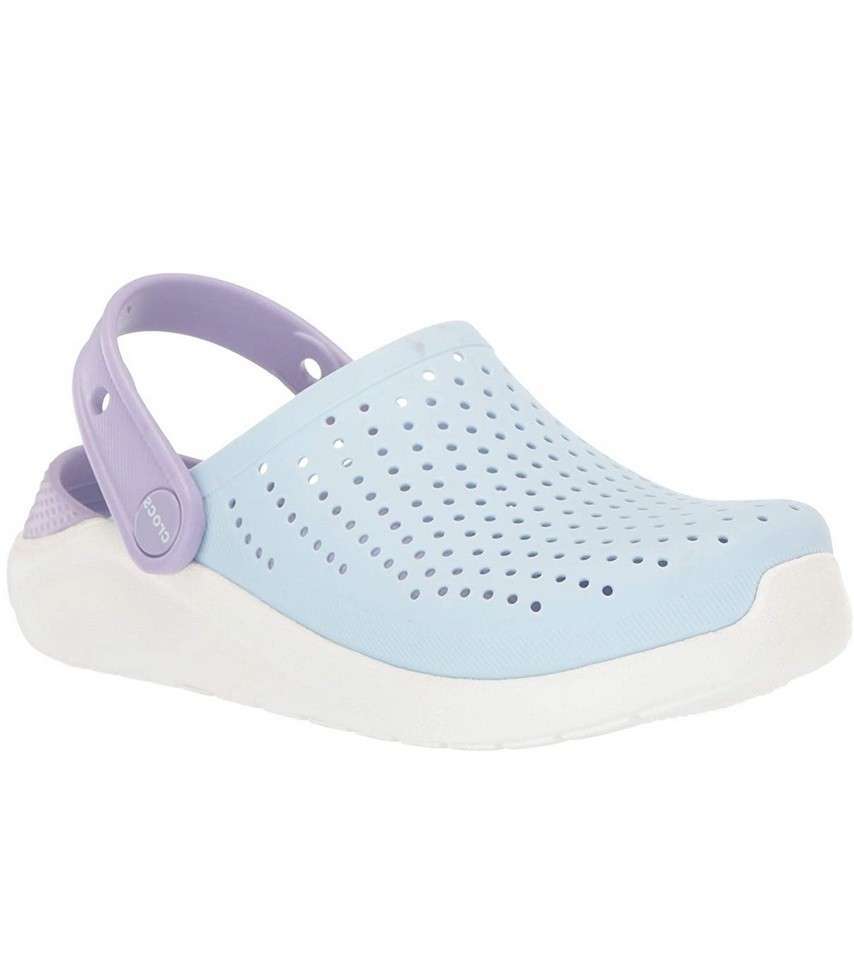 Дитячі Crocs для дівчинки Literide Kids Mineral Blue/White — фото 4