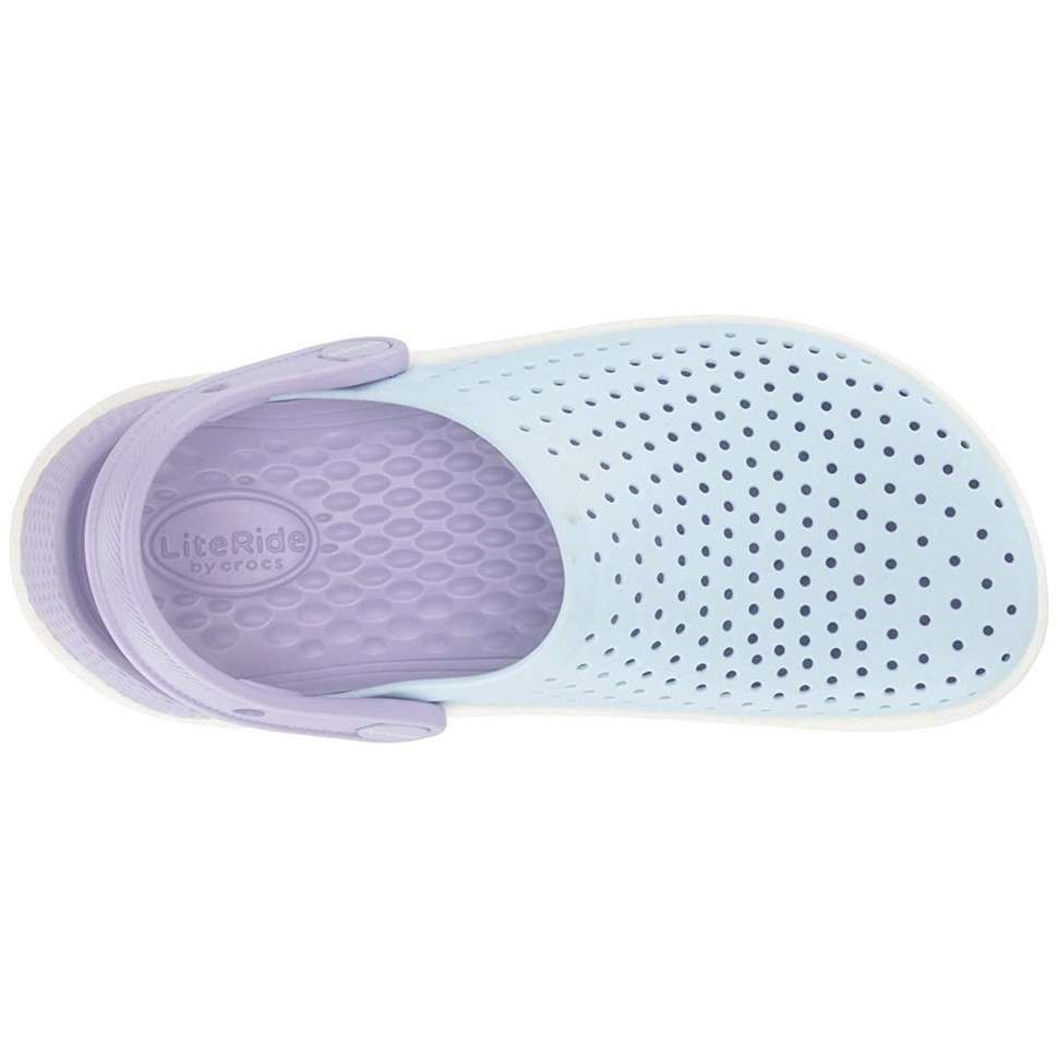 Дитячі Crocs для дівчинки Literide Kids Mineral Blue/White — фото 5