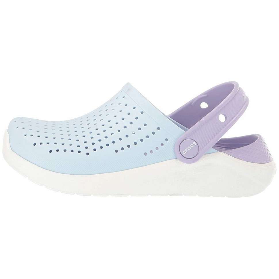 Дитячі Crocs для дівчинки Literide Kids Mineral Blue/White — фото 7