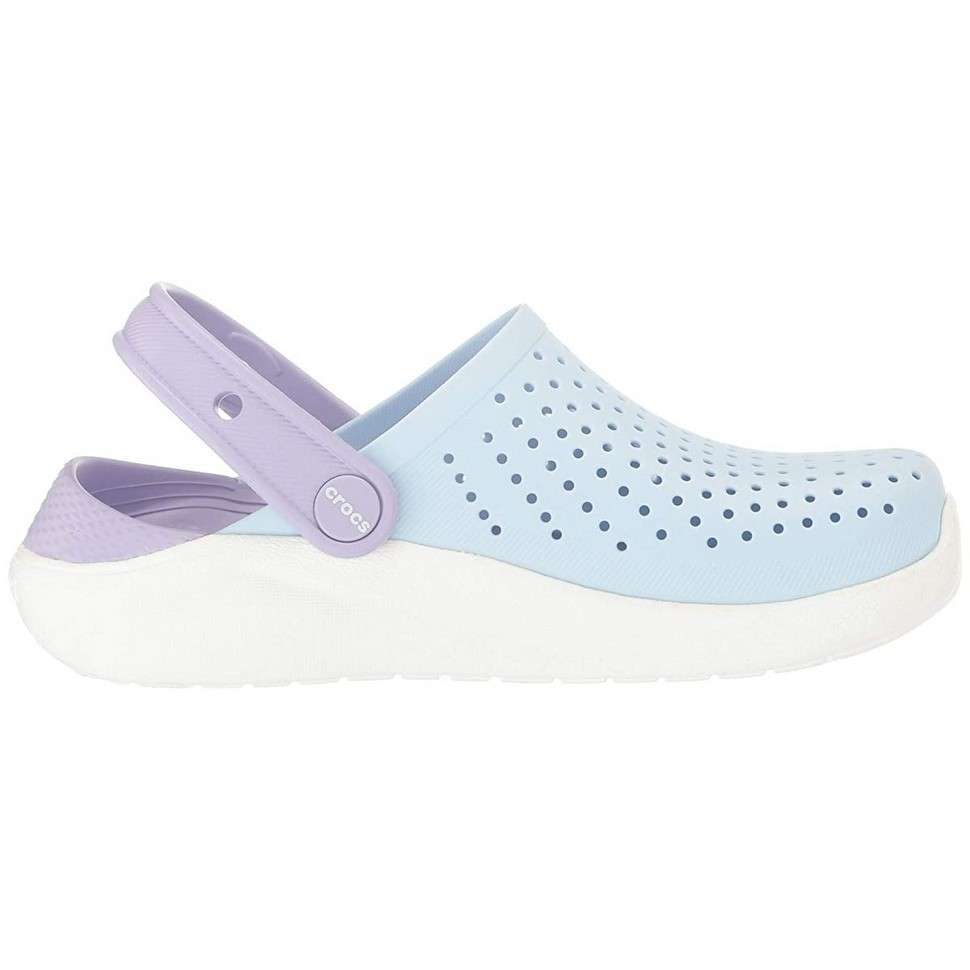 Дитячі Crocs для дівчинки Literide Kids Mineral Blue/White — фото 9