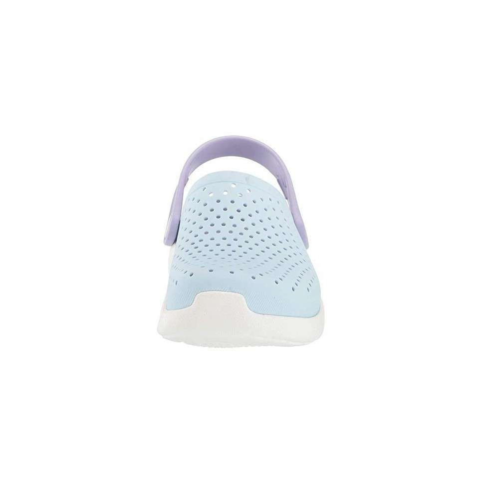 Дитячі Crocs для дівчинки Literide Kids Mineral Blue/White — фото 10