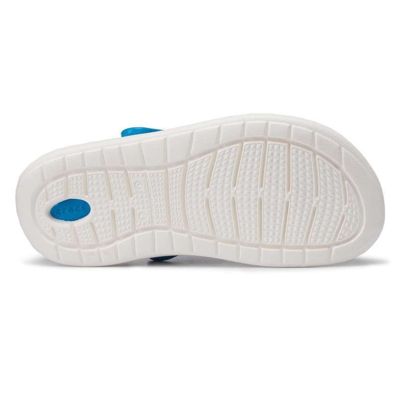 Crocs Лайтрайд Детские Нави Kids’ LiteRide Navy White Clog — фото 5
