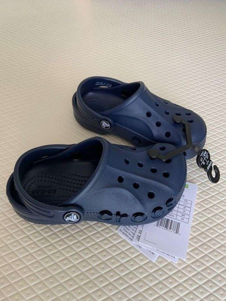Дитячі Crocs-сабо для хлопчика Crocs Kids' Baya Clog Navy — фото 3