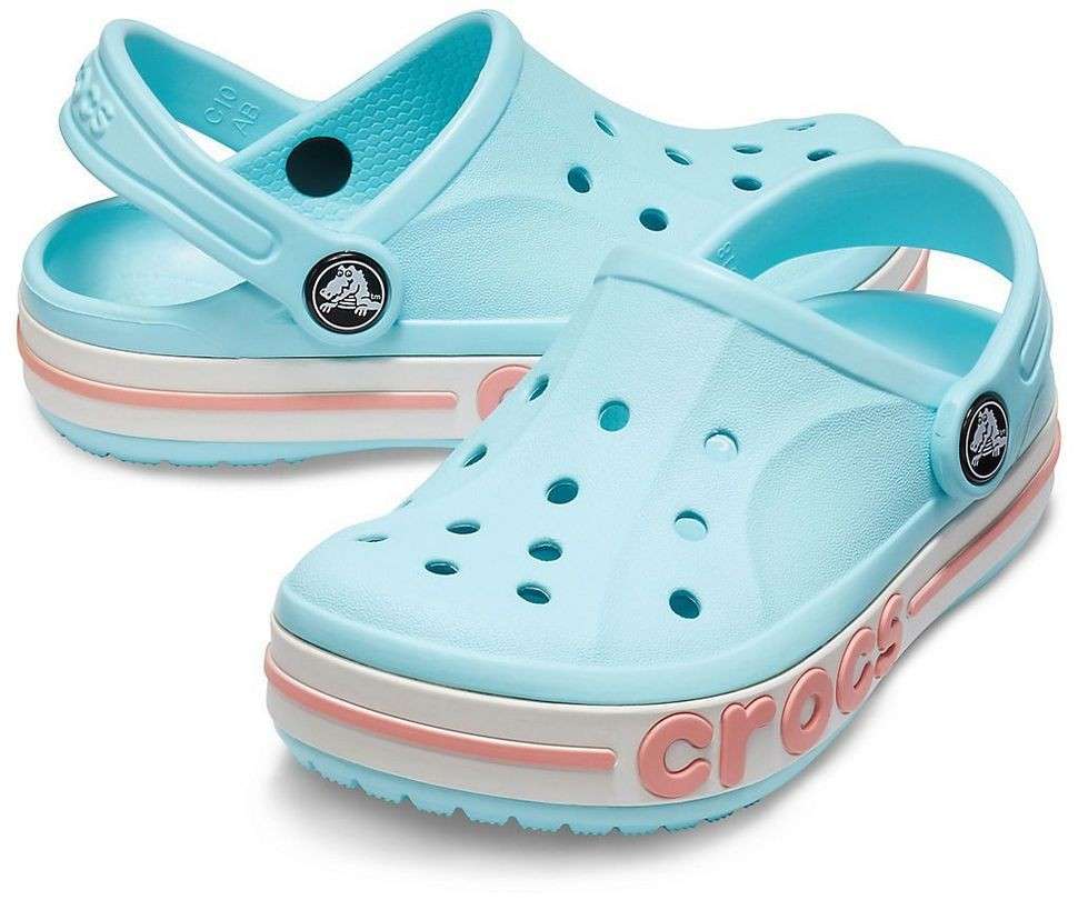 Дитячі Crocs для дівчинки Bayaband Kids Clog Ice Blue/Melon