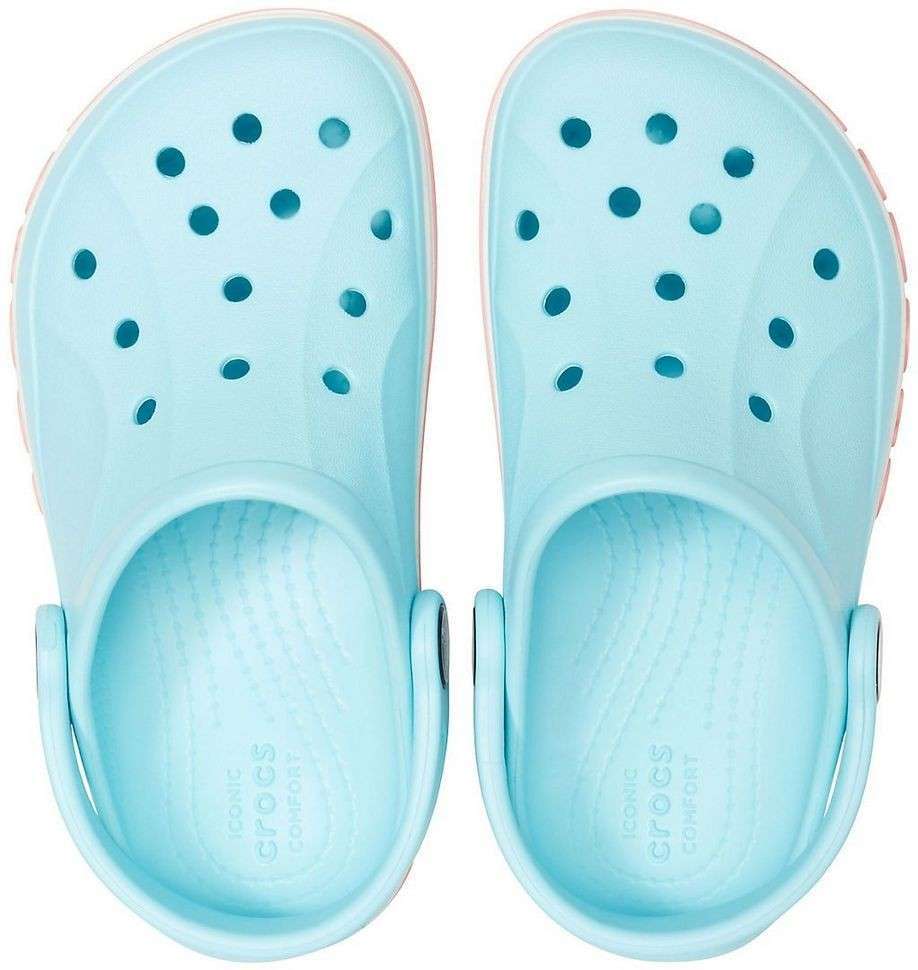 Дитячі Crocs для дівчинки Bayaband Kids Clog Ice Blue/Melon — фото 4
