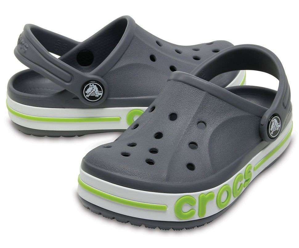 Дитячі Crocs-сабо для хлопчика Crocs Bayaband Clog Kids Charcoal