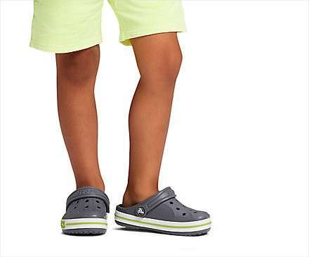 Дитячі Crocs-сабо для хлопчика Crocs Bayaband Clog Kids Charcoal — фото 2