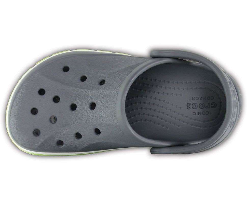 Дитячі Crocs-сабо для хлопчика Crocs Bayaband Clog Kids Charcoal — фото 5