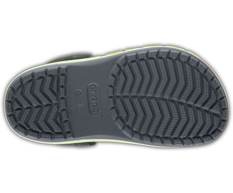 Дитячі Crocs-сабо для хлопчика Crocs Bayaband Clog Kids Charcoal — фото 6