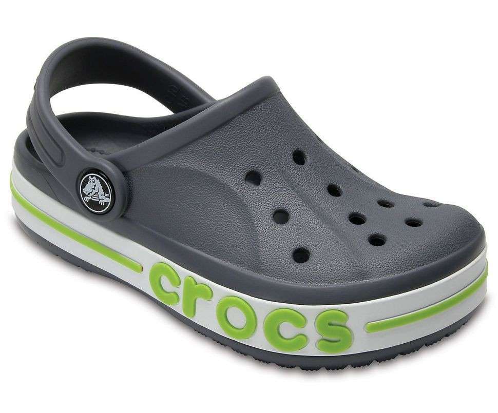 Дитячі Crocs-сабо для хлопчика Crocs Bayaband Clog Kids Charcoal — фото 7