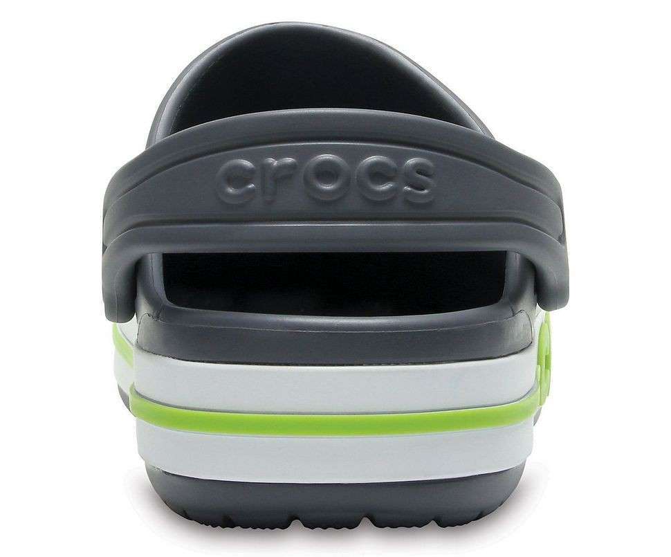 Дитячі Crocs-сабо для хлопчика Crocs Bayaband Clog Kids Charcoal — фото 8