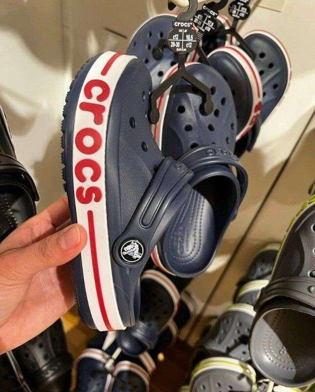 Дитячі Crocs-сабо для хлопчика Crocs Bayaband Clog Kids Navy — фото 2