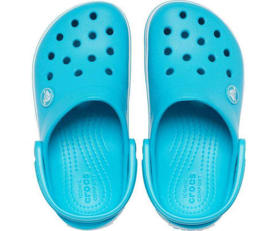 Дитячі Crocs-сабо для хлопчика Crocs Crocband Clog Kids Digital Aqua — фото 8