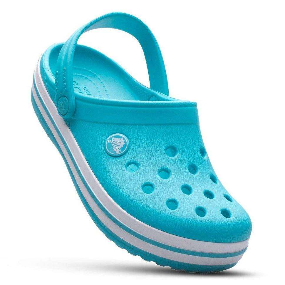 Дитячі Crocs-сабо для хлопчика Crocs Crocband Clog Kids Digital Aqua — фото 10