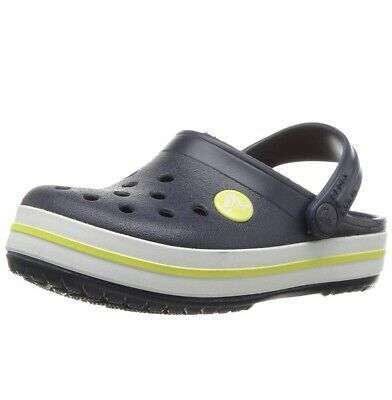 Дитячі Crocs-сабо для хлопчика Crocs Crocband Clog Navy/Citrus — фото 7