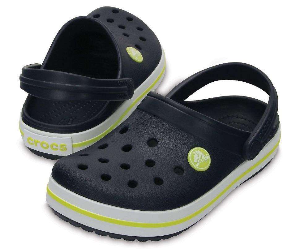 Дитячі Crocs-сабо для хлопчика Crocs Crocband Clog Navy/Citrus — фото 8