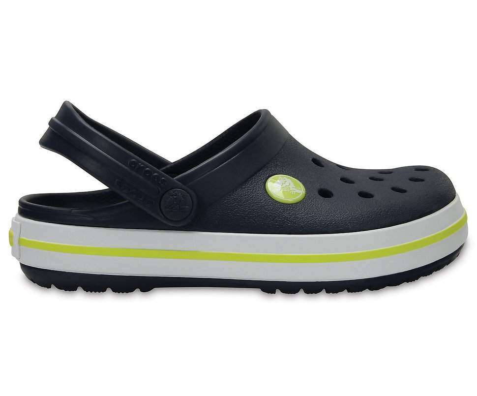 Дитячі Crocs-сабо для хлопчика Crocs Crocband Clog Navy/Citrus — фото 10