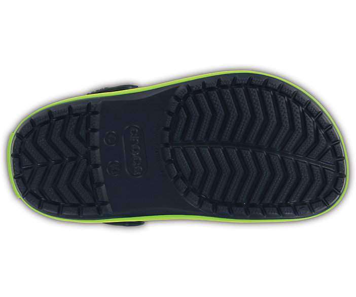 Дитячі Crocs-сабо для хлопчика Crocs Crocband Clog Navy/Volt Green — фото 4