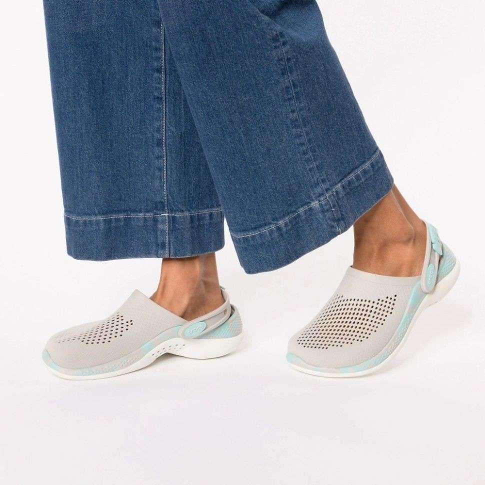 Crocs Literide Clog 360 Pearl White/Multi — фото 2