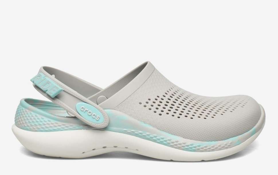 Crocs Literide Clog 360 Pearl White/Multi — фото 8
