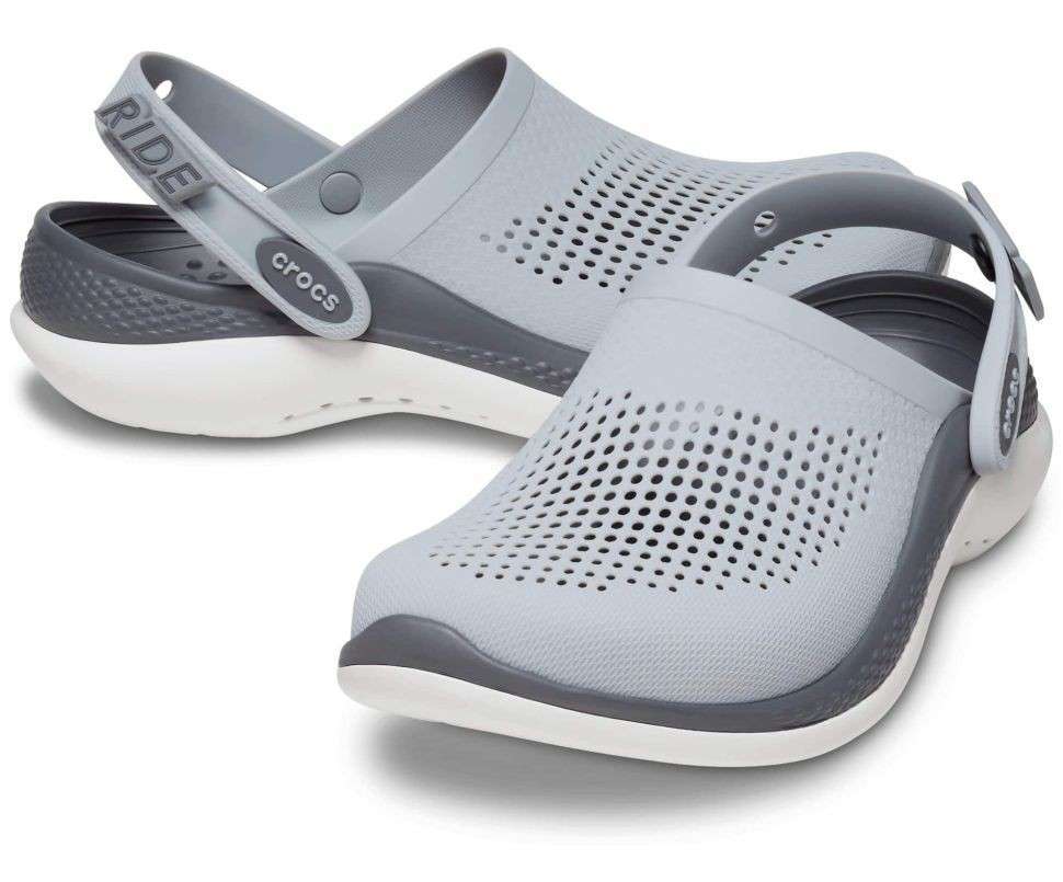 Чоловічі Crocs Лайтрайд КЛог Сірі Literide Clog 360 Light Grey/Slate Grey