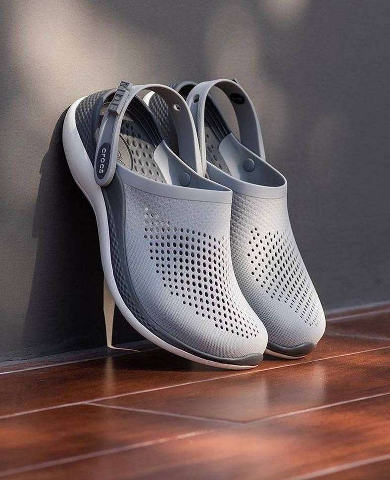 Чоловічі Crocs Лайтрайд КЛог Сірі Literide Clog 360 Light Grey/Slate Grey — фото 9
