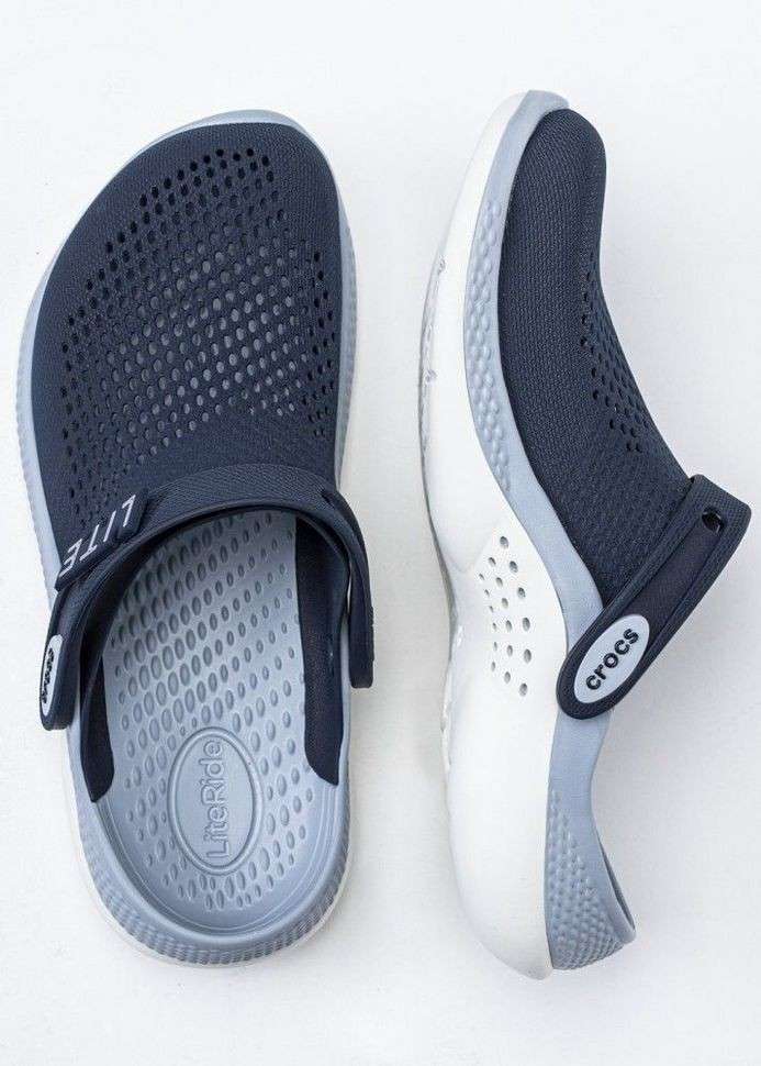 Чоловічі Crocs лайтрайд Клог 360 Сині Literide Clog Navy/Blue Grey — фото 3