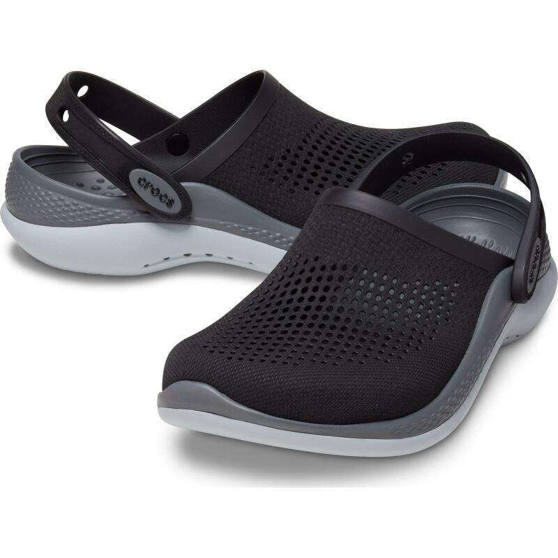 Crocs Лайтрайд 360 Клог Чорні Literide Clog Black/Slate Grey