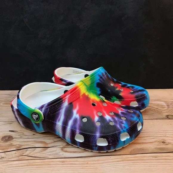 Чоловічі Crocs Класік Клог Тай Дай CLASSIC TIE DYE GRAPHIC CLOG - Multi Color — фото 2
