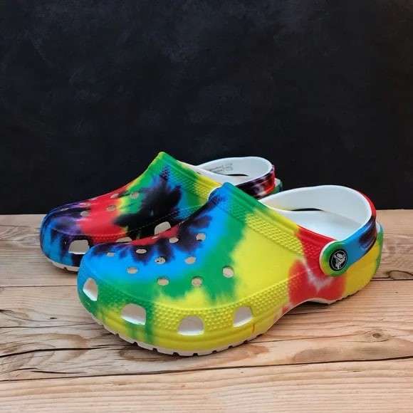 Чоловічі Crocs Класік Клог Тай Дай CLASSIC TIE DYE GRAPHIC CLOG - Multi Color — фото 3