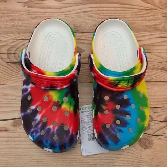 Чоловічі Crocs Класік Клог Тай Дай CLASSIC TIE DYE GRAPHIC CLOG - Multi Color — фото 8