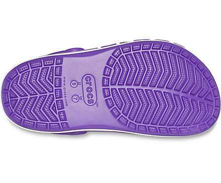 Жіночі Crocs Bayaband Clog Neon Purple/White — фото 14