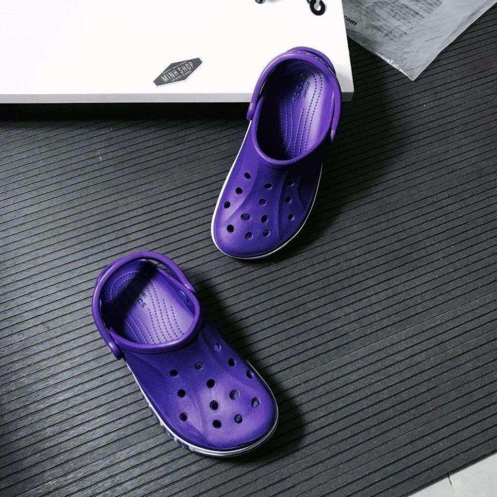 Жіночі Crocs Bayaband Clog Neon Purple/White — фото 5